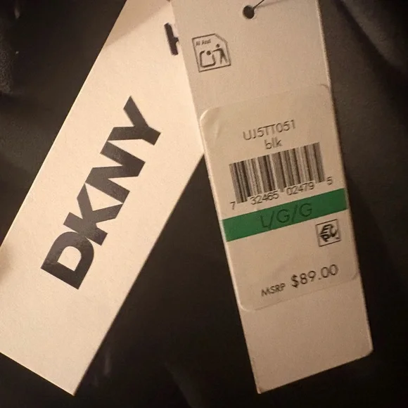 DKNY Women's Tie-Neck Front Button Long Sleeve Blouse - Picture 10 of 10